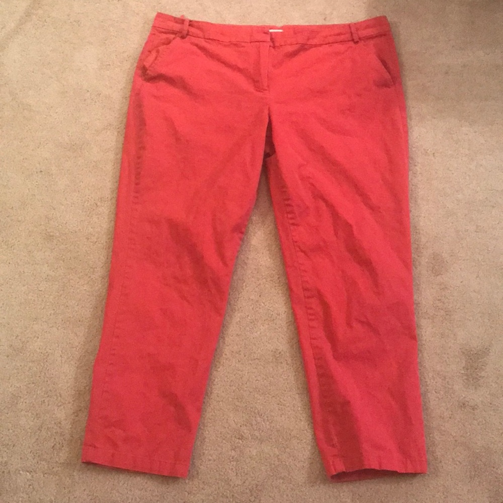 Coral ankle chino pants